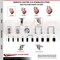 Service Caster 3 Inch 316SS Red Polyurethane Swivel 1-3/4 Inch Expanding Stem Caster Set SCC SCC-SS316EX20S314-PPUB-RED-134-4 - alternate 4